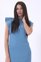 Bebe Mavi Büzgülü Elbise 0104022.449 - 7