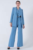 Bebe Mavi Ceket-Yelek Pantolonlu 3'lü Takım Elbise 0106324.449 - 2