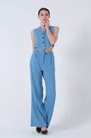 Bebe Mavi Ceket-Yelek Pantolonlu 3'lü Takım Elbise 0106324.449 - 5