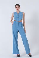 Bebe Mavi Ceket-Yelek Pantolonlu 3'lü Takım Elbise 0106324.449 - 6