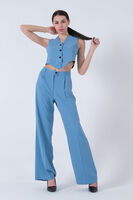 Bebe Mavi Ceket-Yelek Pantolonlu 3'lü Takım Elbise 0106324.449 - 7