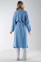 Bebe Mavi Krep Belden Kuşaklı Kimono 0107121.449 - video