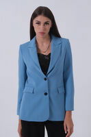 Bebe Mavi Vatkalı Astarlı Blazer Ceket 0105110.449 - 6