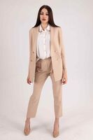Bej Blazer Ceket Pantolon İkili Takım 0106305.55 - 4