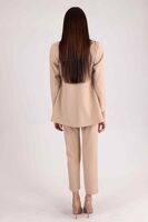 Bej Blazer Ceket Pantolon İkili Takım 0106305.55 - video