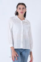 Beyaz Brode Detaylı Bluz 3972891.15 - 2