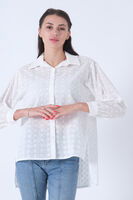 Beyaz Brode Detaylı Bluz 3972891.15 - 3