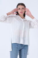Beyaz Brode Detaylı Bluz 3972891.15 - 4