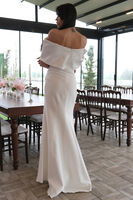 Beyaz Fiyonk Detaylı Straplez Taş İşlemeli Abiye 9705564.15 - 6