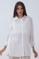 Beyaz Manşeti Bağcıklı Tunik 3972905.15 - 3