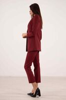 Bordo Blazer Ceket Pantolon İkili Takım 0106305.04 - 3