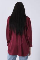 Bordo Üzeri Desenli Gold Düğme Detaylı Tunik 45951993.04 - 6