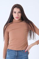 Camel Örme Boğazlı Kazak 0103011.09 - 2