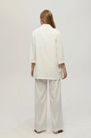 Ekru Kimono Pantolon İkili Krep Takım 0106314.147 - video