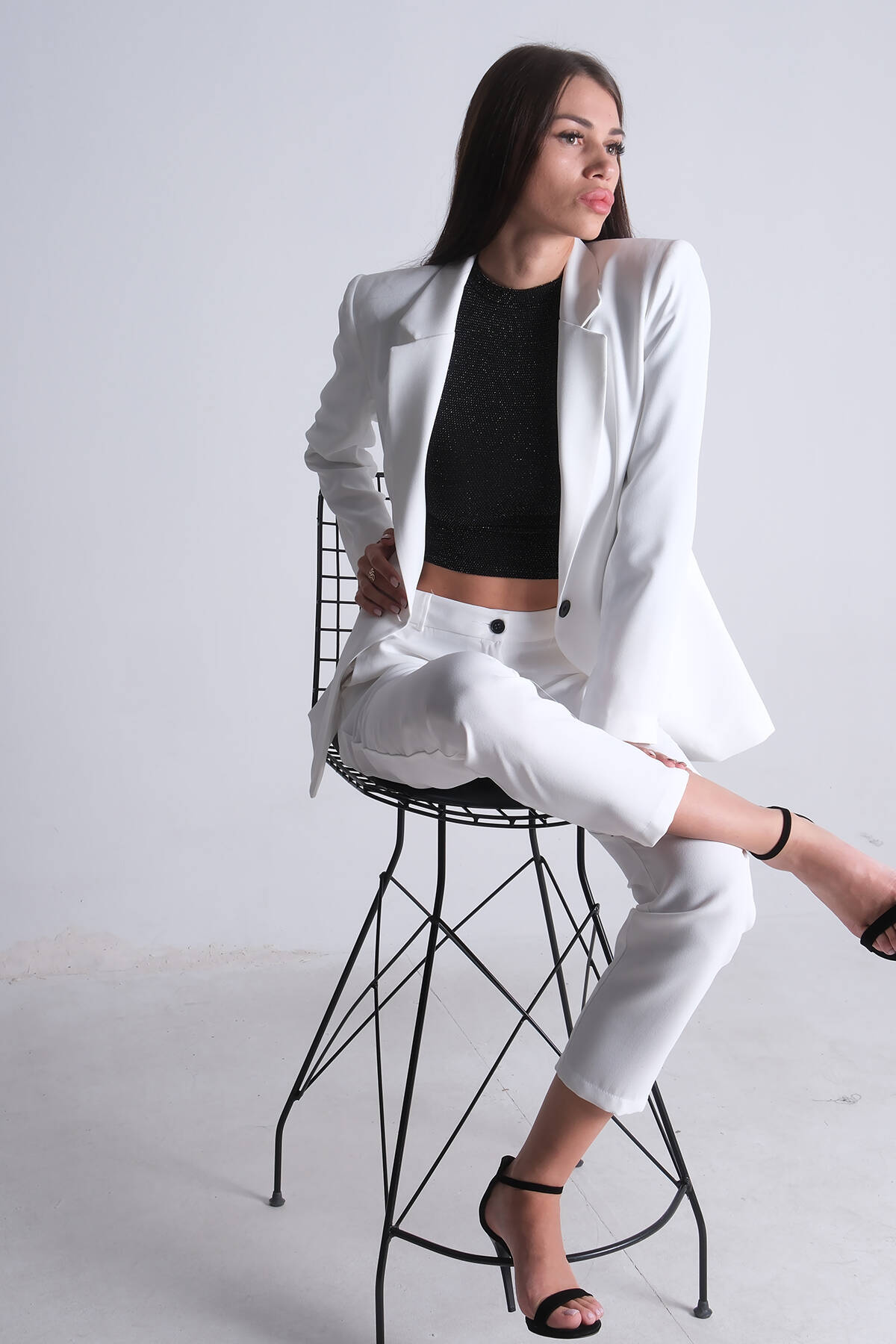 Ekru Klasik Yaka Ceketli Takım 0106309.147 - Ardanewline