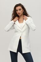 Ekru Leopar Astar Detaylı Krep Blazer Ceket 0105120.147 - 3