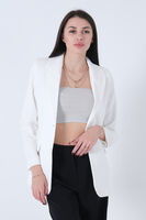 Ekru Vatkalı Astarlı Blazer Ceket 0105110.147 - 3