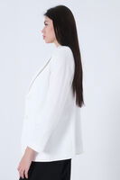 Ekru Vatkalı Astarlı Blazer Ceket 0105110.147 - 6