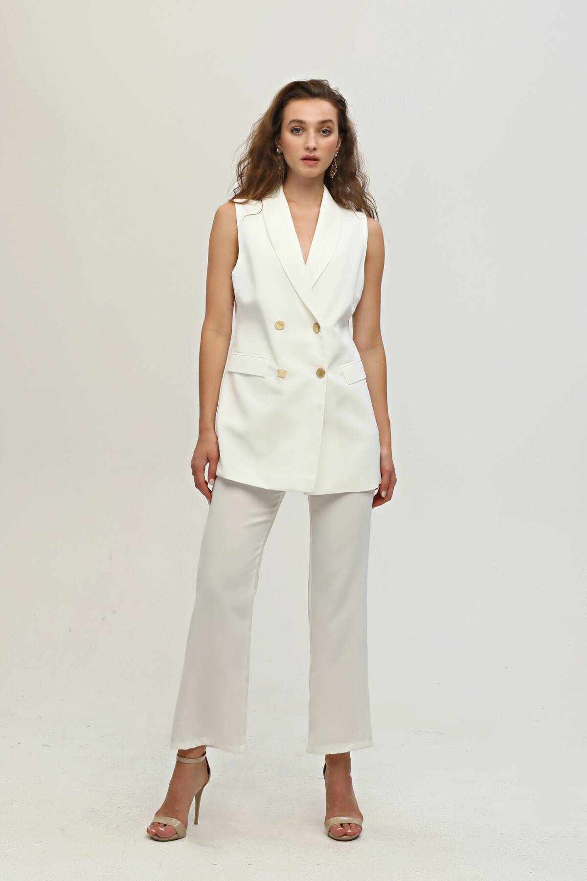 Ekru Yelek Pantolon İkili Takım 0106310.147 - Ardanewline