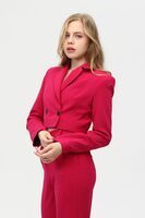 Fuşya Astarlı Crop Blazer Ceket 0105118.12 - 3