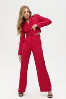 Fuşya Astarlı Crop Blazer Ceket 0105118.12 - 5