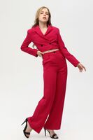Fuşya Astarlı Crop Blazer Ceket 0105118.12 - 6