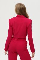 Fuşya Astarlı Crop Blazer Ceket 0105118.12 - 7