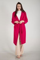 Fuşya Krep Belden Kuşaklı Kimono 0107121.12 - 2