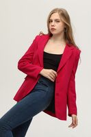 Fuşya Vatkalı Astarlı Blazer Ceket 0105110.12 - 4