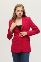 Fuşya Vatkalı Astarlı Blazer Ceket 0105110.12 - 8