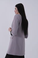 Gri Astarlı Düğme Kapamalı Blazer Ceket 0105123.06 - 6