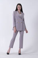 Gri Blazer Ceket Pantolon İkili Takım 0106305.06 - 2
