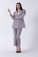 Gri Blazer Ceket Pantolon İkili Takım 0106305.06 - 4