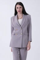 Gri Blazer Ceket Pantolon İkili Takım 0106305.06 - video