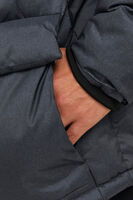 Gri Logo Baskili Kapüsonlu Puffer Mont 77724K12238849.06 - 3