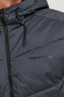 Gri Logo Baskili Kapüsonlu Puffer Mont 77724K12238849.06 - 4