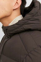 Kahve Logo Baskili Kapüsonlu Puffer Mont 77724K12238849.05 - 5