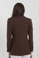 Kahve Vatkalı Astarlı Blazer Ceket 0105110.05 - 3