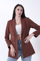 Kahve Vatkalı Astarlı Ceket 3971156.05 - 5