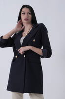 Lacivert Kruvaze Yaka Blazer Ceket 3971768.02 - 1