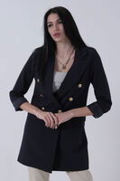 Lacivert Kruvaze Yaka Blazer Ceket 3971768.02 - 3