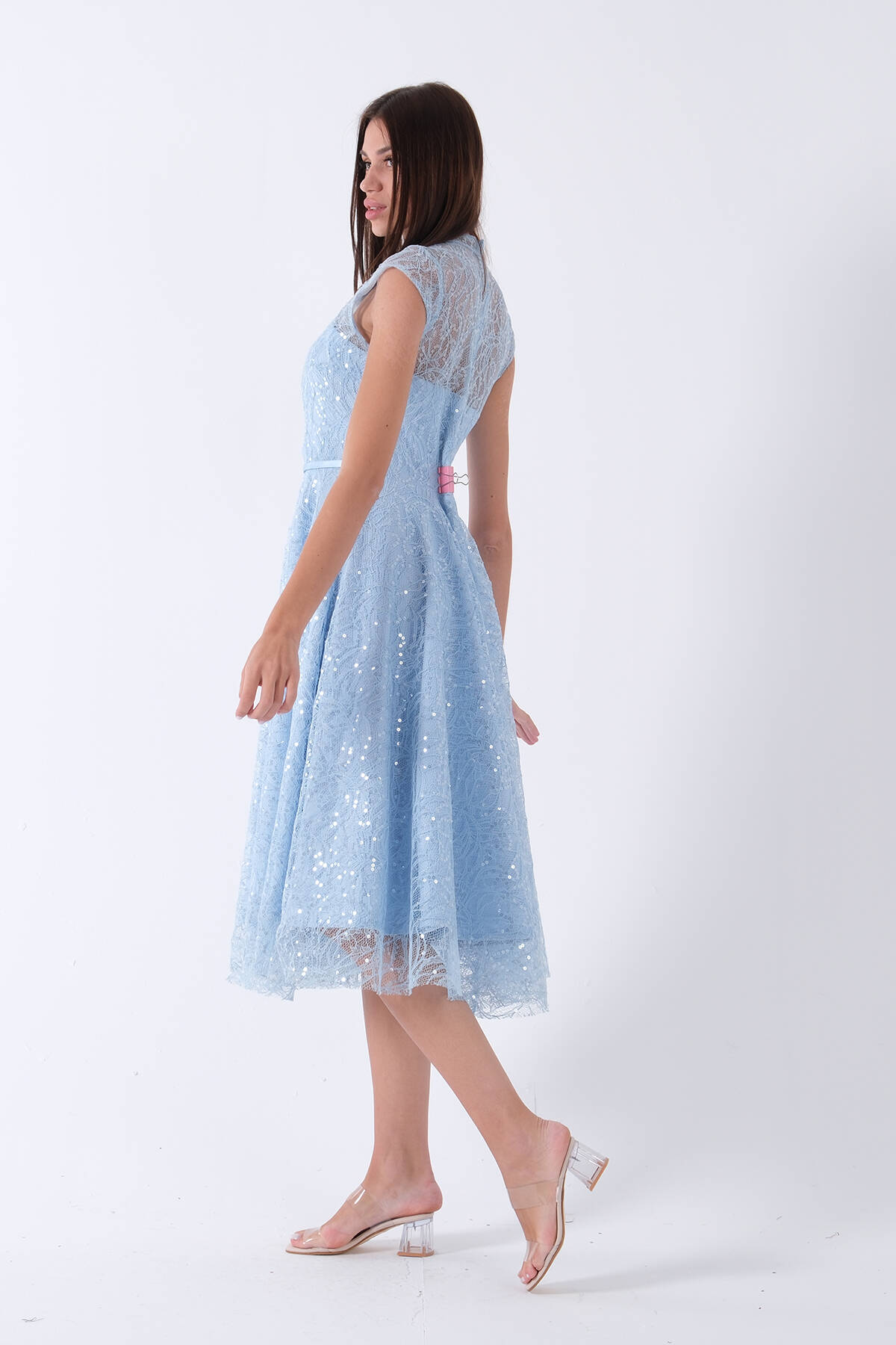 Mavi Dantelli Pullu Midi Boy Abiye 9705960.16 - ArdaNewline (1)
