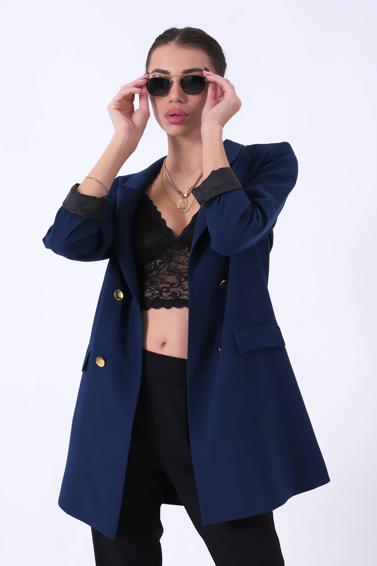 Saks Astarlı Düğme Kapamalı Blazer Ceket 0105123.26 - Ardanewline