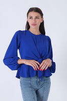 Saks Beli Bağlama Detaylı Bluz 0806546.26 - 2