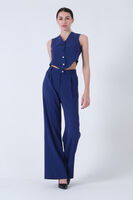 Saks Ceket-Yelek Pantolonlu 3'lü Takım Elbise 0106324.26 - 6