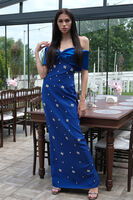 Saks Fiyonk Detaylı Taş İşlemeli Abiye 9705494.26 - 2