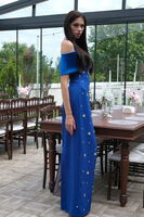 Saks Fiyonk Detaylı Taş İşlemeli Abiye 9705494.26 - 6