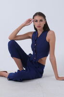 Saks Keten Yelekli Takım 0106321.26 - 1