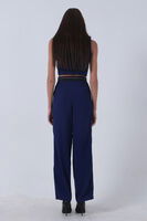 Saks Likralı Krep Kumaş Yelekli Pantolon Takım 0106323.26 - 5