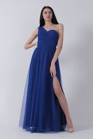 Saks Tek Omuz Yırtmaçlı Abiye 9705155.26 - 3